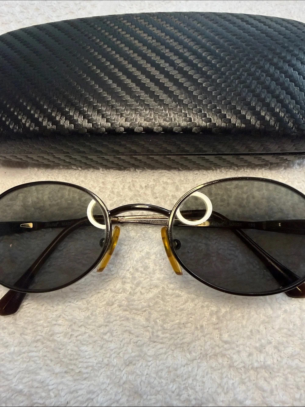 Persol Unisex Singlasses, Polarized 2038-S 601/31, 49-20-145 Thin Roman Sword